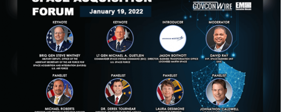USAF, USSF Officials to Discuss Military Space Acquisition in GovCon Wire Forum Keynotes
