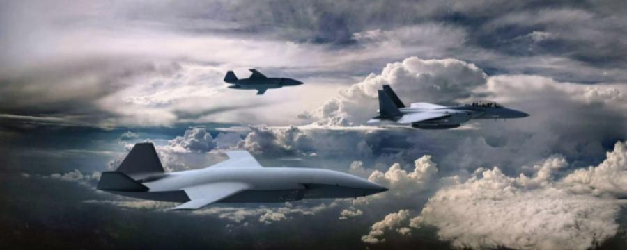 A Skyborg conceptual design for an unmanned combat aerial vehicle. [US Air Force]
