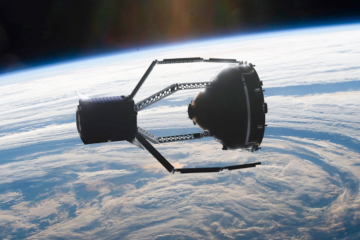 The Swiss start-up company, ClearSpace SA, announced last December that it is to launch a four-arm claw in 2025 to help the European Space Agency to clean up space debris (Clear Space SA Drawing)