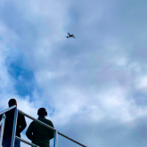 Parker Downey, with Kitty Hawk, and Air Force Reserve Capt. Terrence McKenna, manually operate the Heaviside as external pilots through all phases of vertical lift and fixed-wing flight at the Kitty Hawk Corporation's facility in Palo Alto, Calif. 