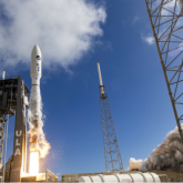 A United Launch Alliance Atlas 5 rocket launches the USSF-7 mission from Space Launch Complex-41 at Cape Canaveral Air Force Station, Florida. Credit: ULA